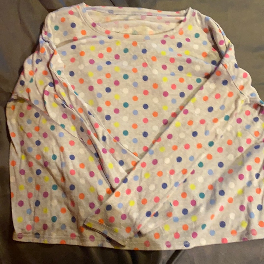 Long sleeve PJ top